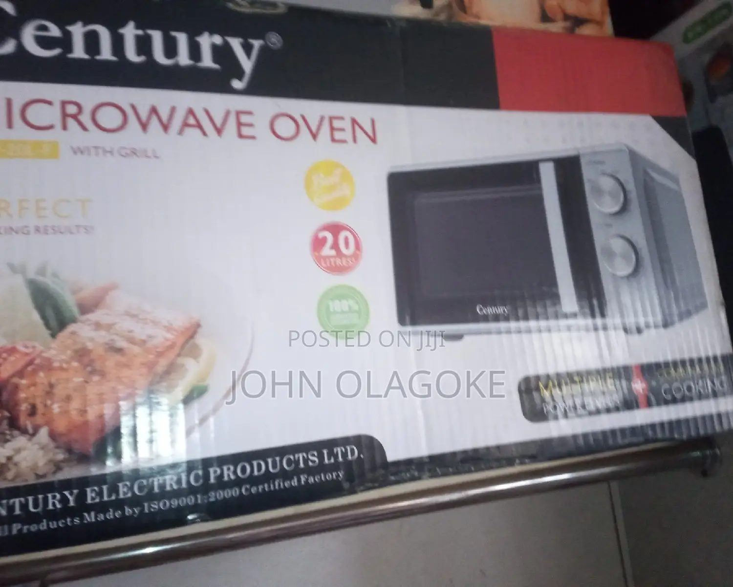 Century 20l Microwave With Grill Option