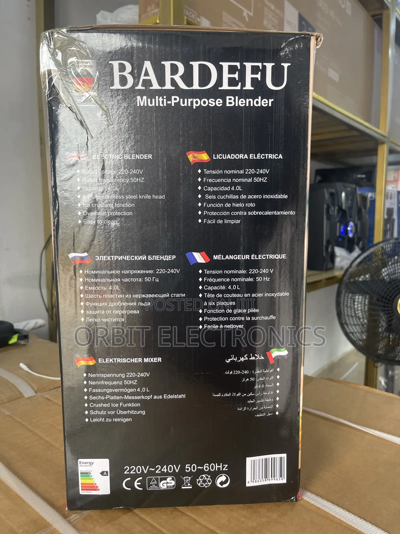 8in1 Bardefu Powerful Blender