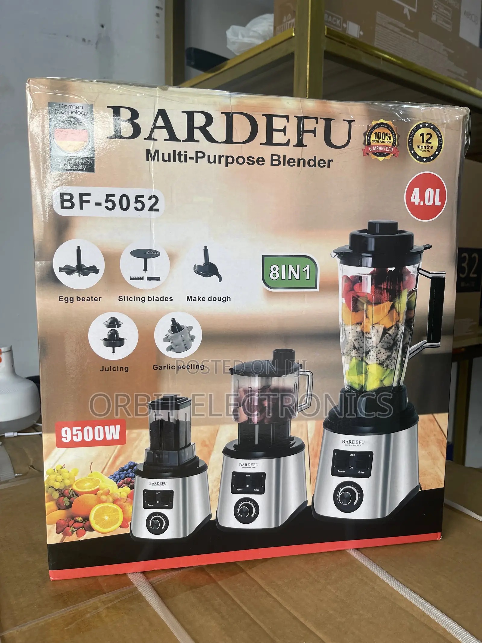 8in1 Bardefu Powerful Blender
