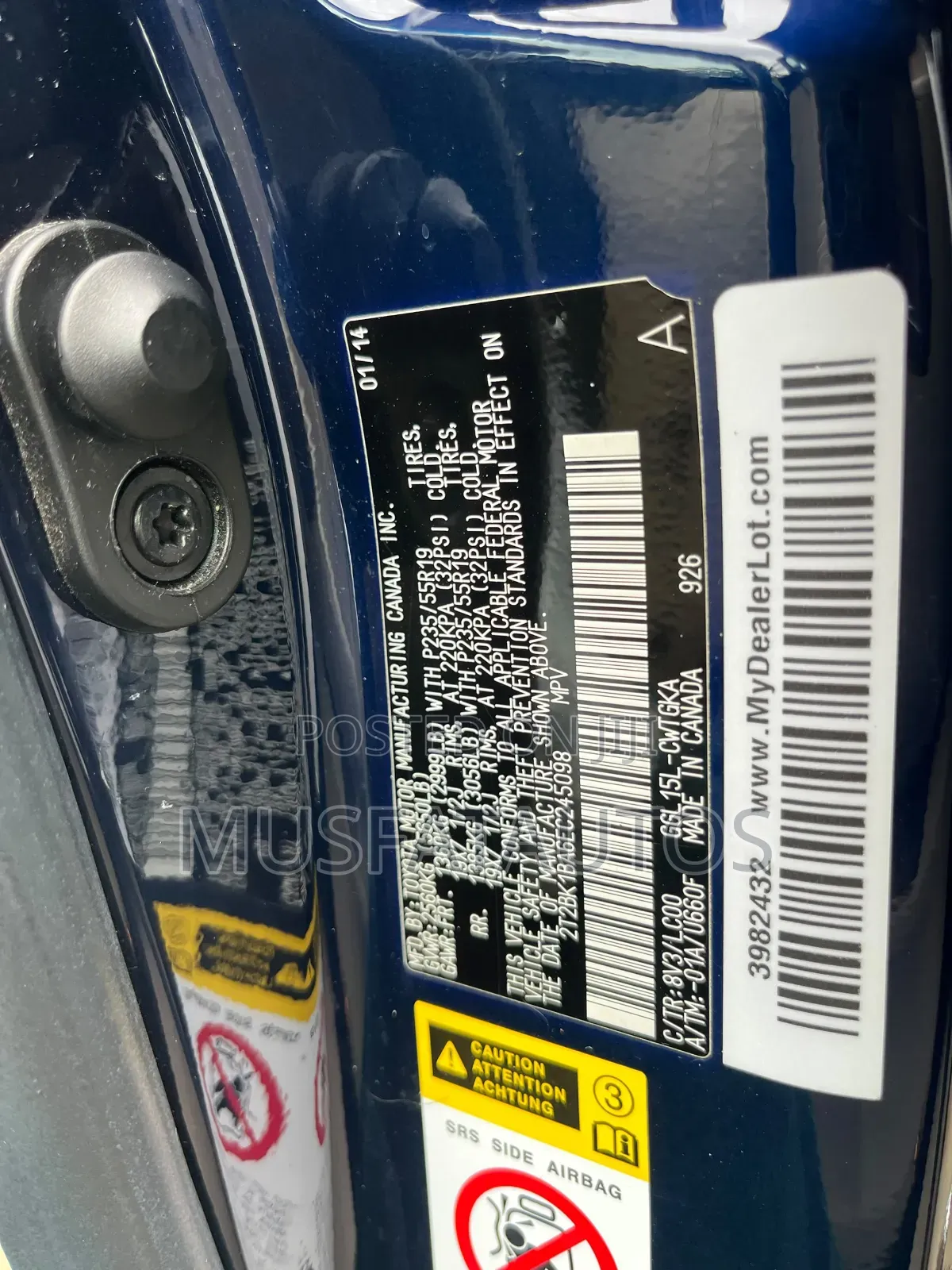 Lexus RX 350 AWD 2014 Blue