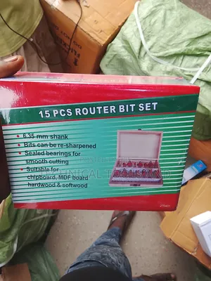 15-Pce Router Bit Set.