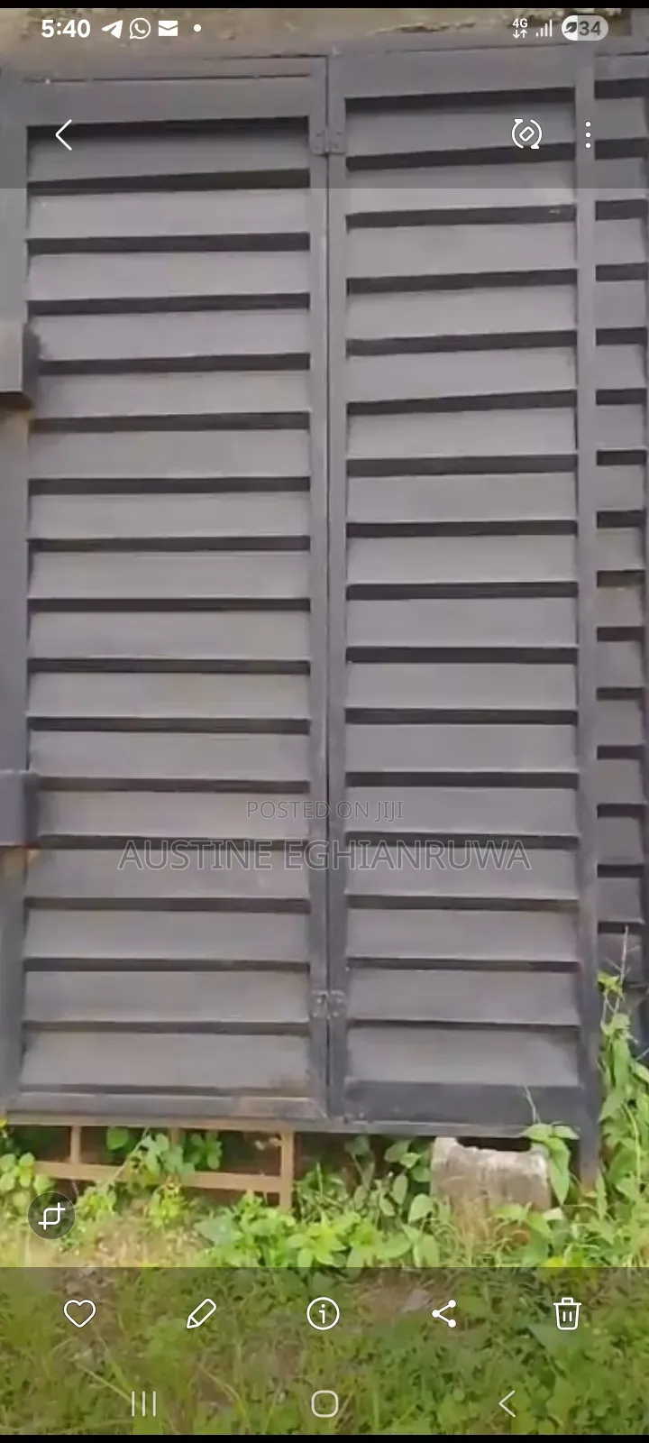 8x8 Iron Container