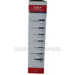 SMP High Quality Non Stick Kitchen Knife Set - 8pcs
