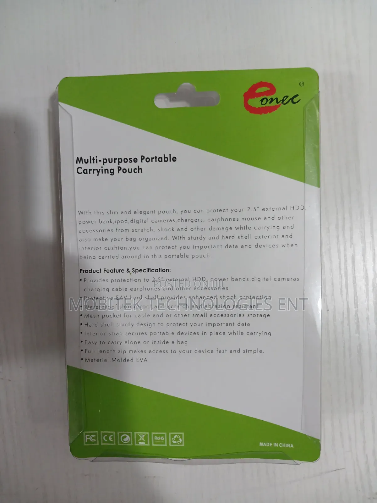 Hard Drive Pouch (For Safety)