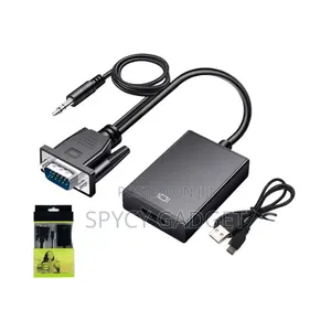 VGA to HDMI Adapter Cable With 3.5mm Jack