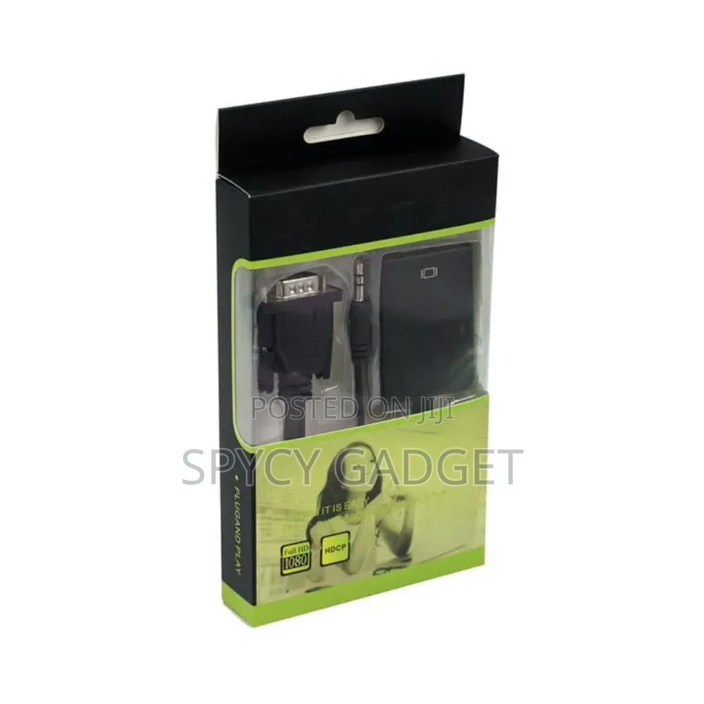 VGA to HDMI Adapter Cable With 3.5mm Jack