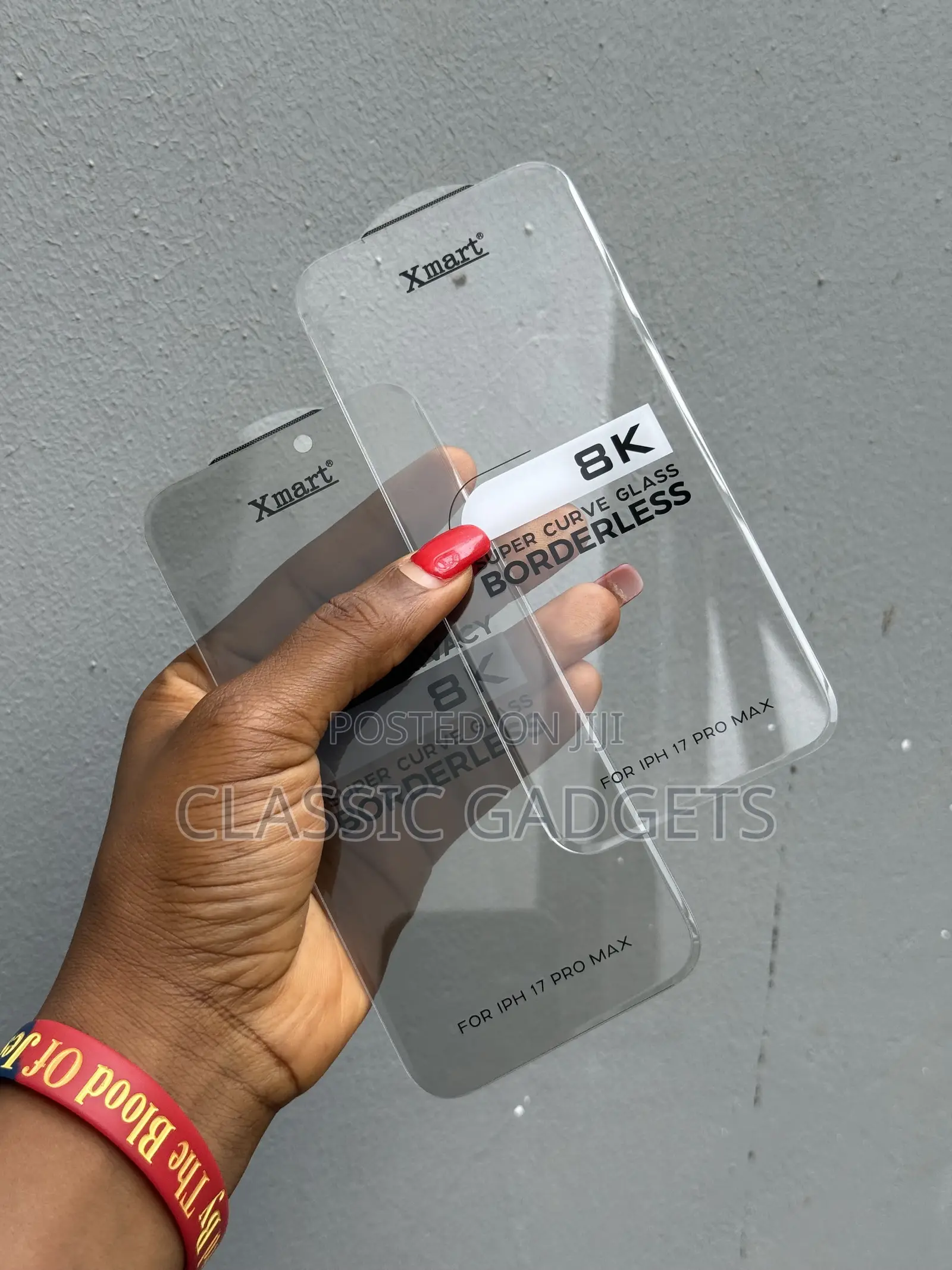 XMART Borderless Clear Screen Protector for iPhone 17 Pro Max