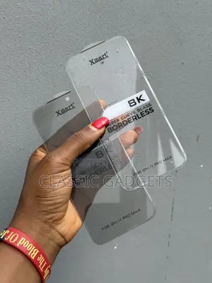 XMART Borderless Clear Screen Protector for iPhone 17 Pro Max