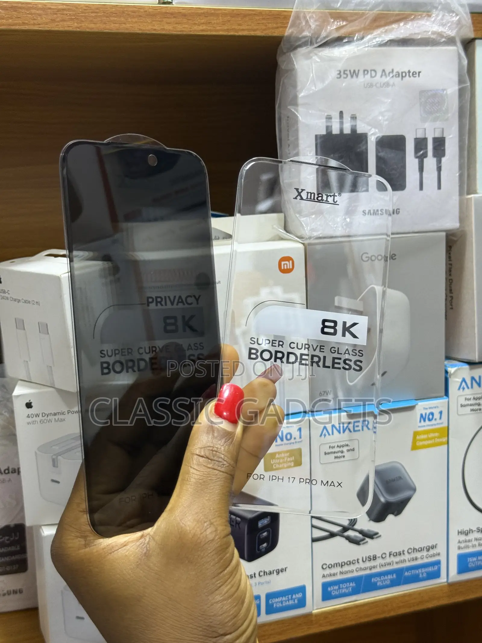 XMART Borderless Clear Screen Protector for iPhone 17 Pro Max