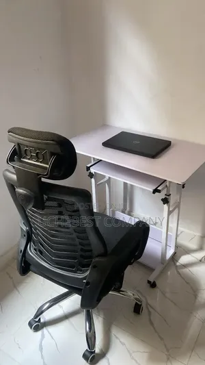 Headrest Office Chair With Laptop Table Available