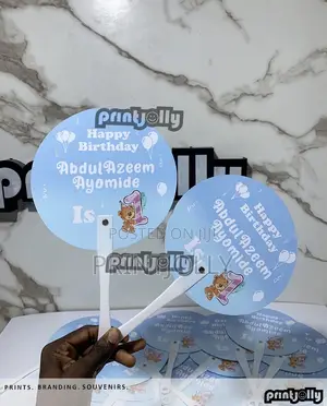 Kids Hand Fan Customization