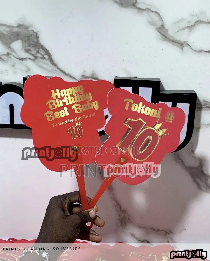 Kids Hand Fan Customization