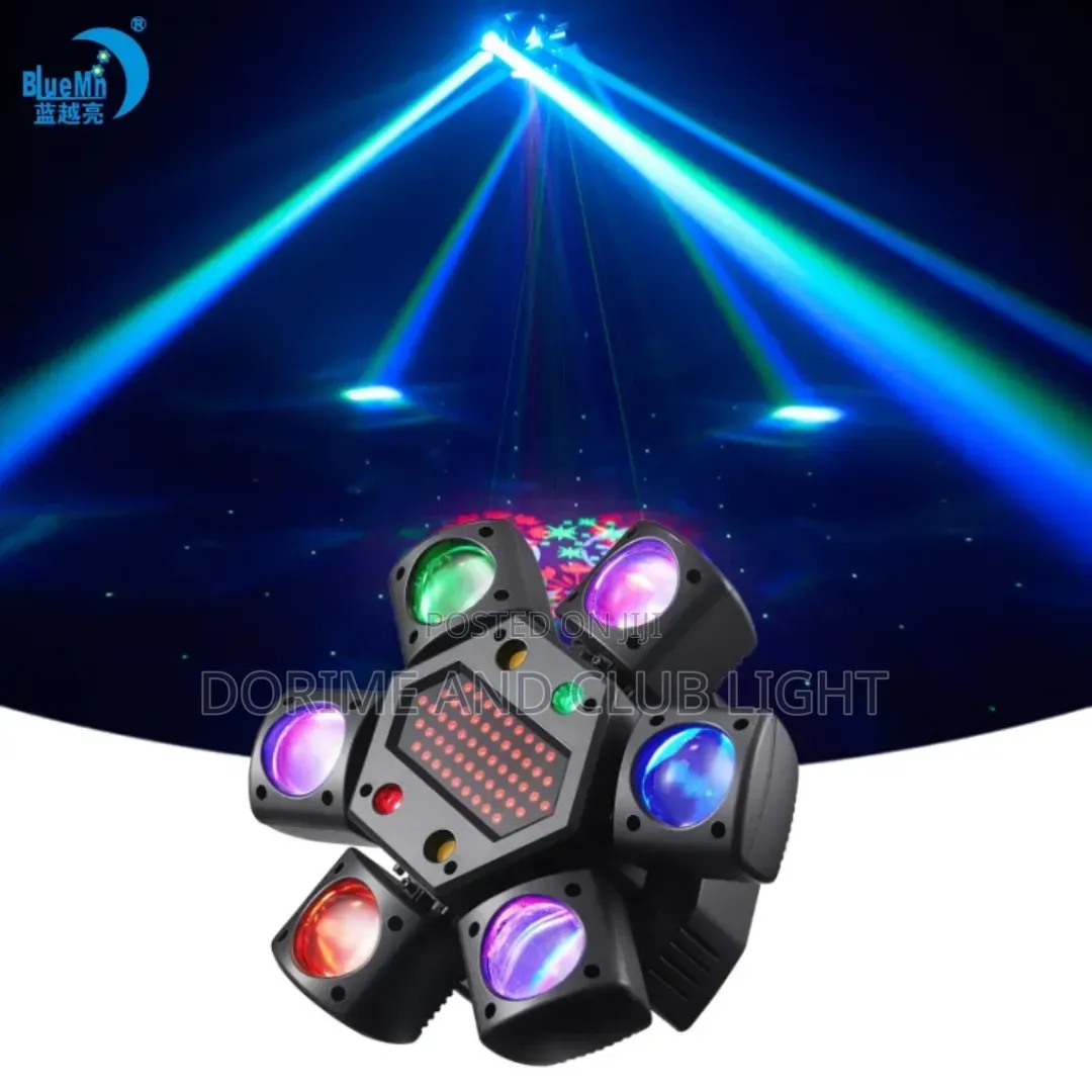 6 Arms LED NUMBER Dragon Moving Head