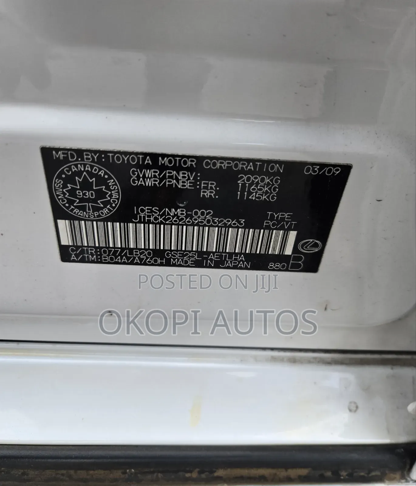 Lexus IS 250 2009 Silver