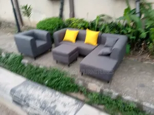 Quality L Shape With Single and Ottoman