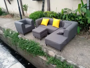 Quality L Shape With Single and Ottoman