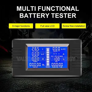 DC Battery Meter LCD Capacity Voltage Monitor With 300A Shunt