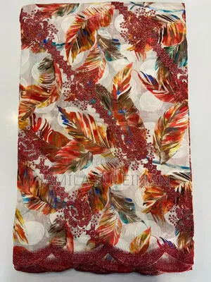Embroidered Voile Material