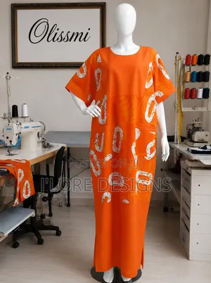 Ankara/Crepe Bubu Gown
