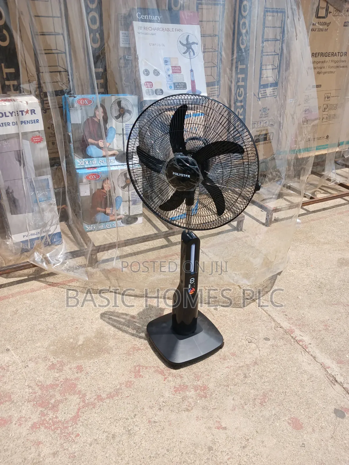 Polyestar Solar Fan With Panel