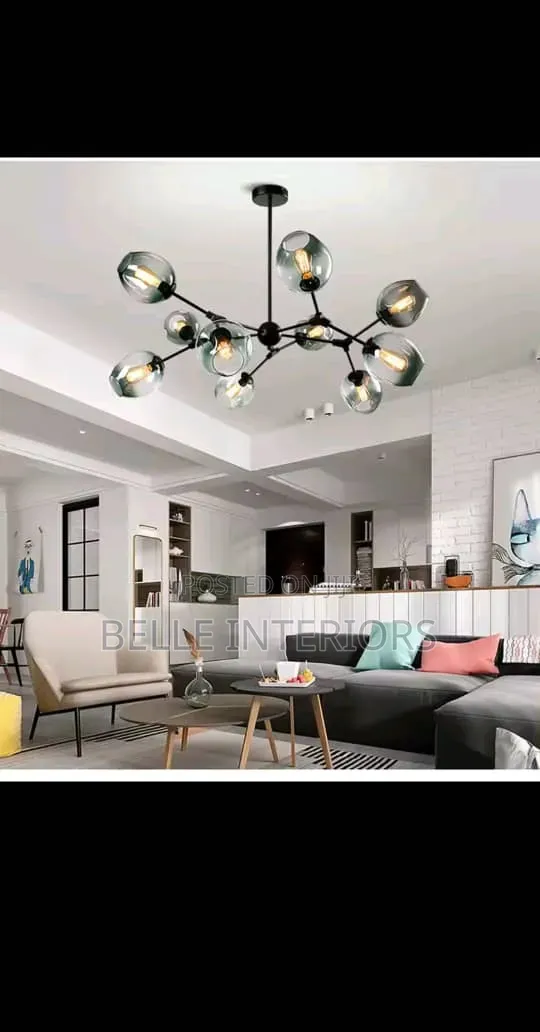 Nordic Beach Led Pendant Light Glass