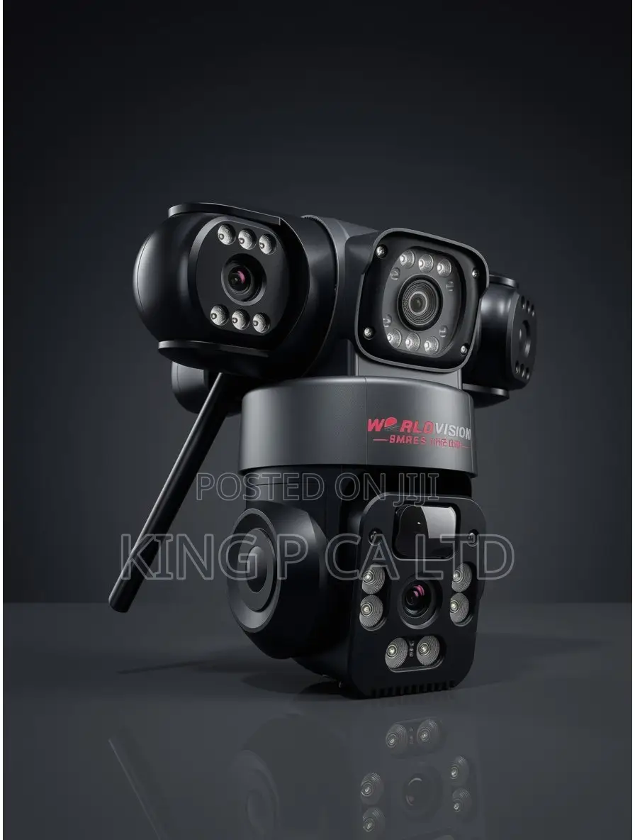 3-Lens World Vision CCTV Security Camera