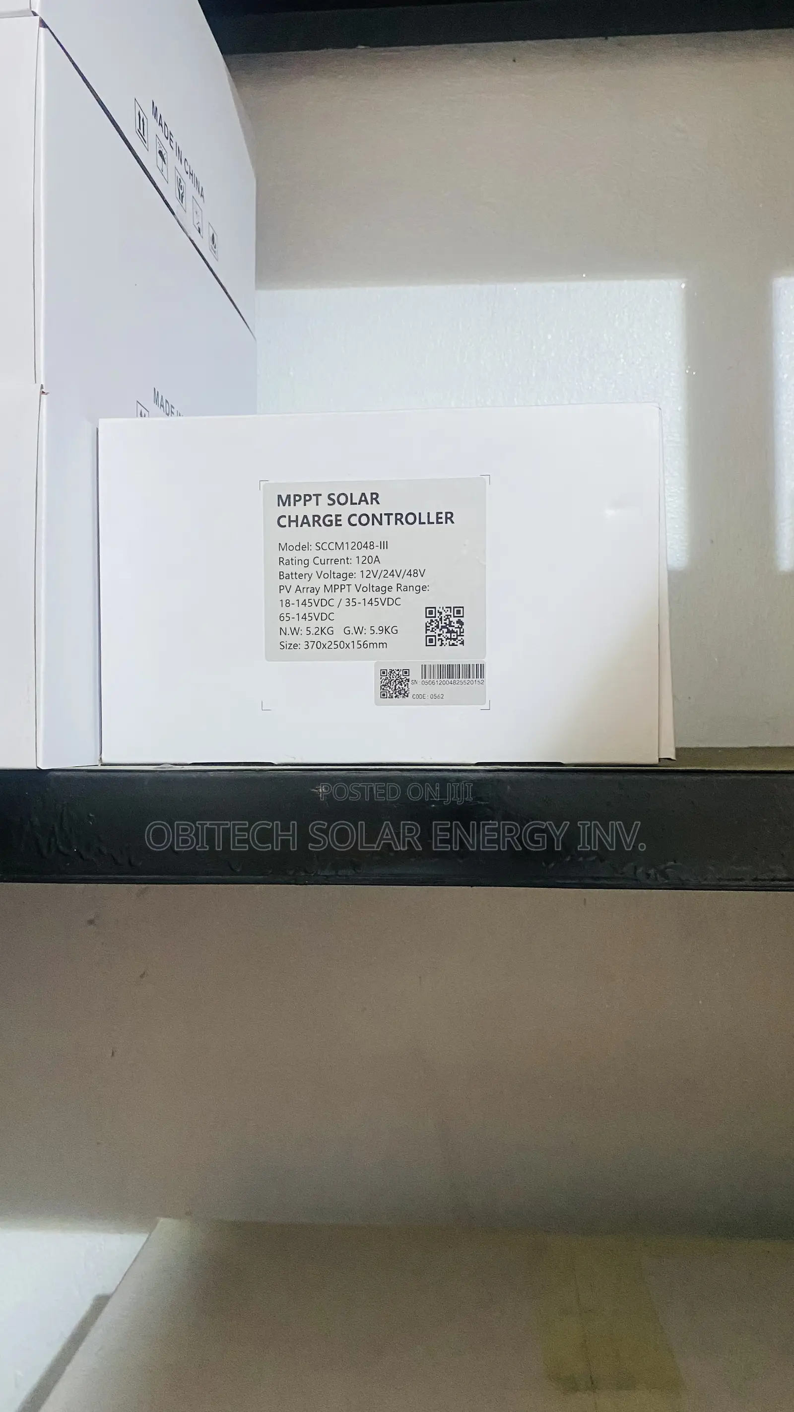 120A 12v/24v/48v MPPT Solar Charge Controller