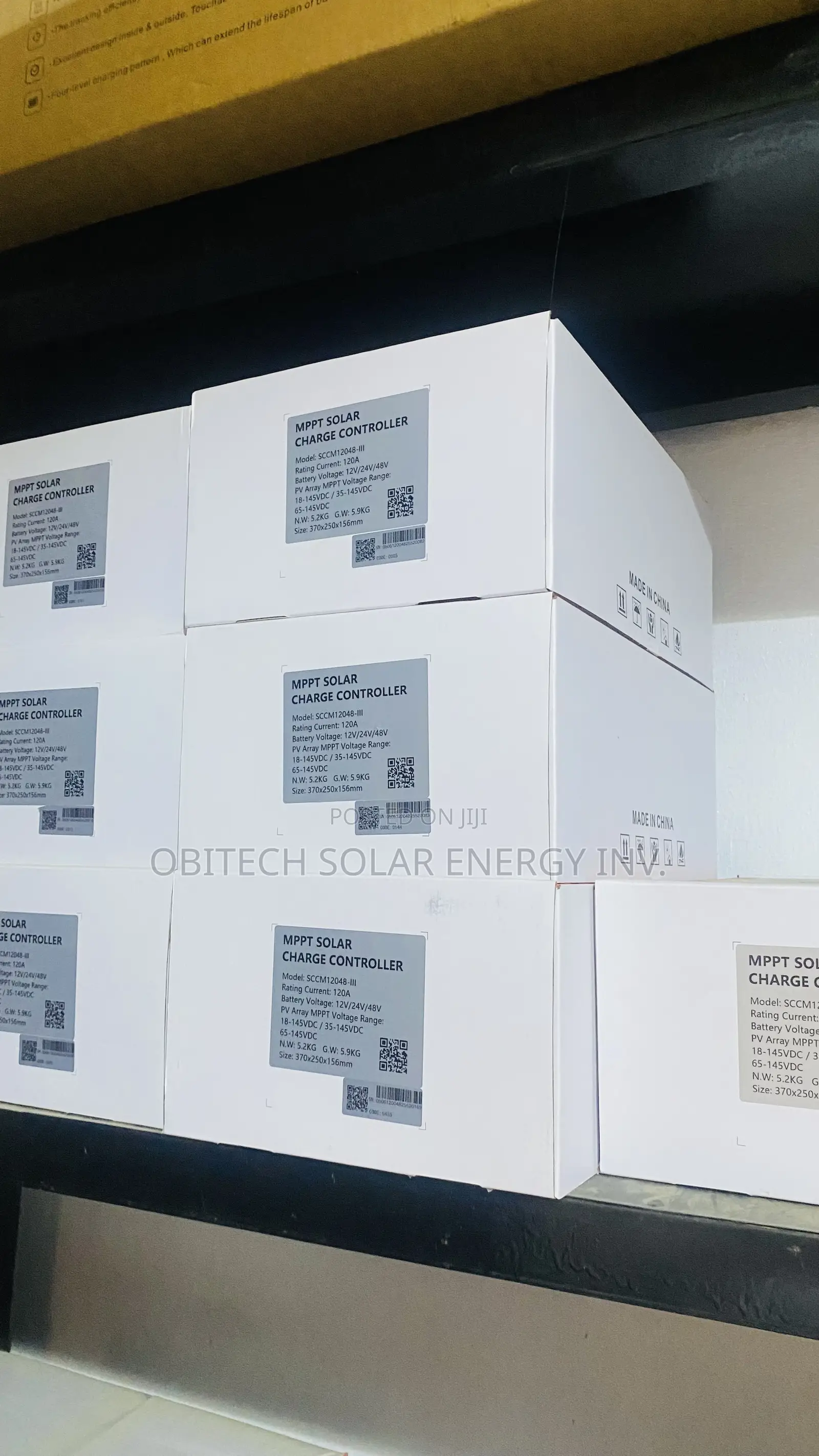 120A 12v/24v/48v MPPT Solar Charge Controller