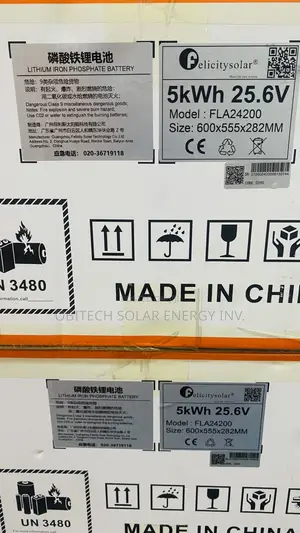 5kWh 25.6V Felicity Lithium Iron Phosphate Battery