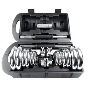 20kg Chrome Dumbbell Set – Free Delivery in Lagos