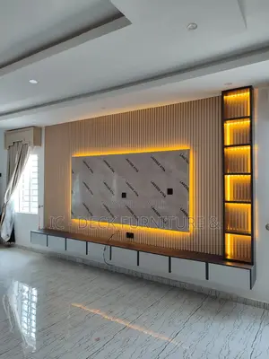 TVS54 Wall Cladding + TV Console