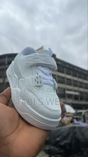 Fashionable White Sneakers for Boys