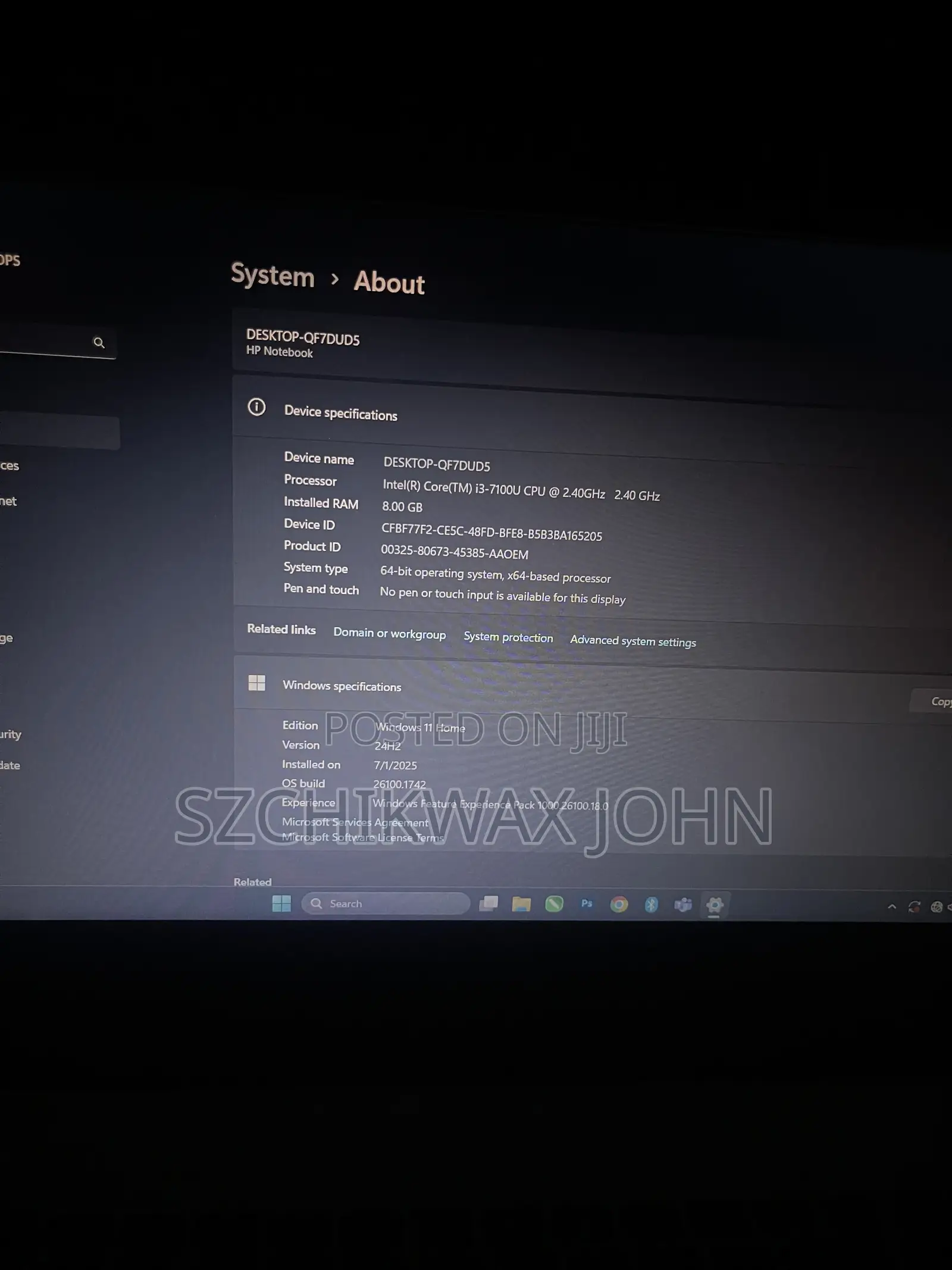Laptop HP 8GB Intel Core i3 HDD 512GB