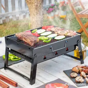 Portable, Foldable Charcoal Grill