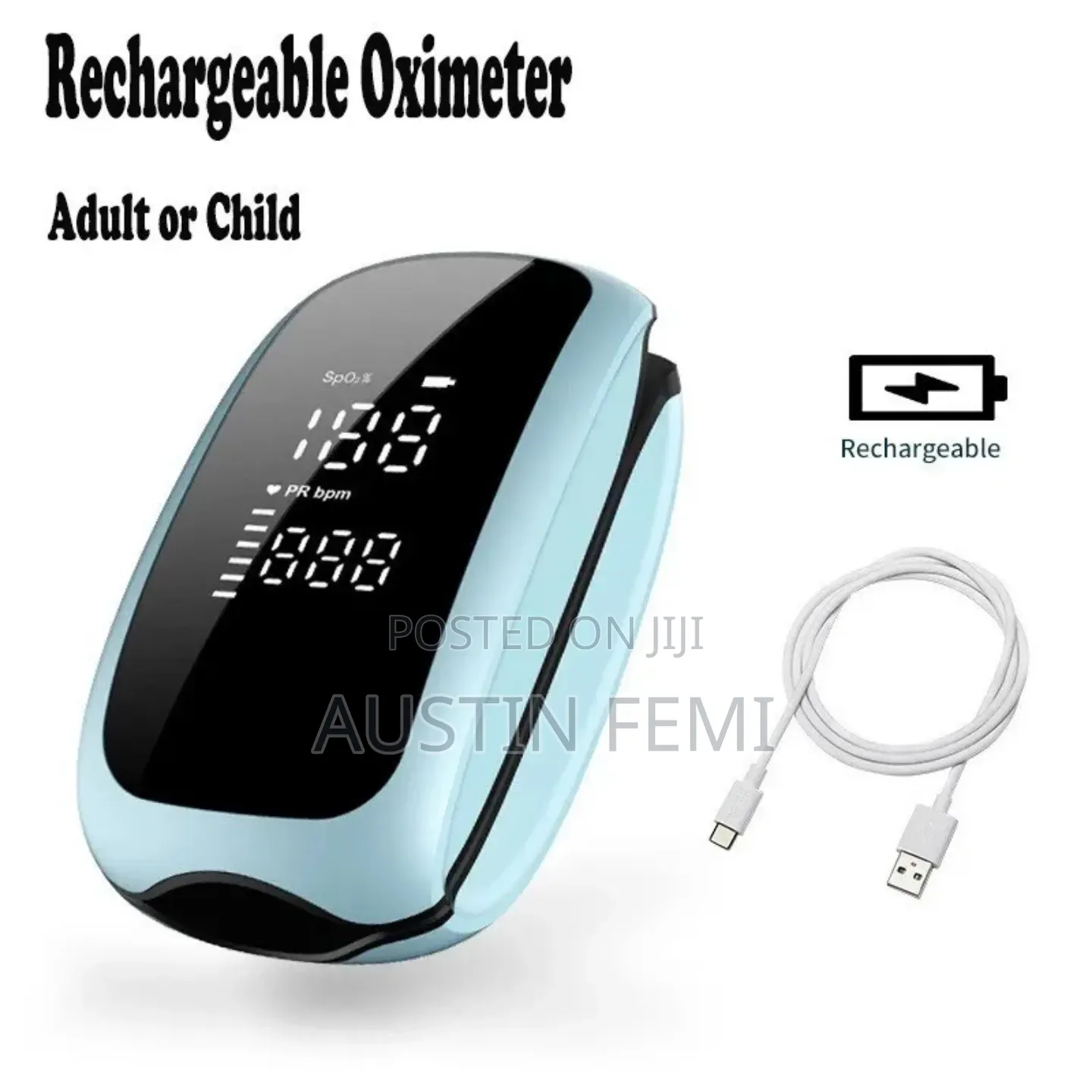 Rechargeable Pulse Oximeter