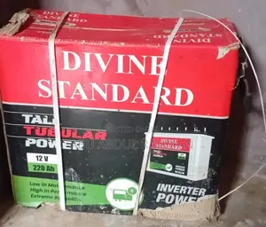 Divine Standard 12V 220Ah Tall Tubular Inverter Battery for Sale