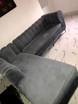 Neatly Used Ash-Coloured Sofa for Sale – Relocation Sale