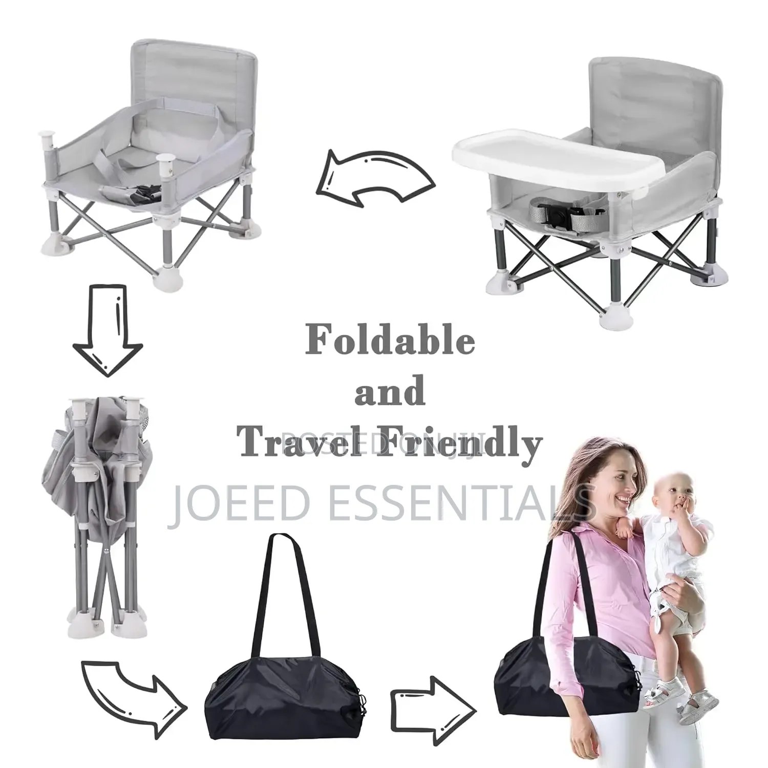 Multifunction Baby Folding Dining Chair