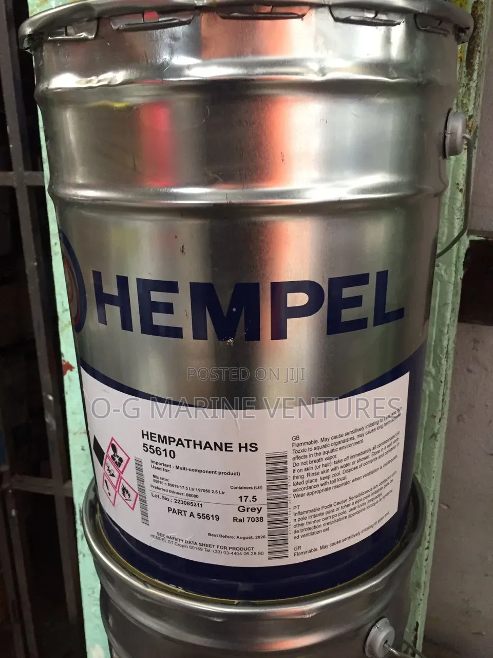Hempel Polyurethane Topcoat.