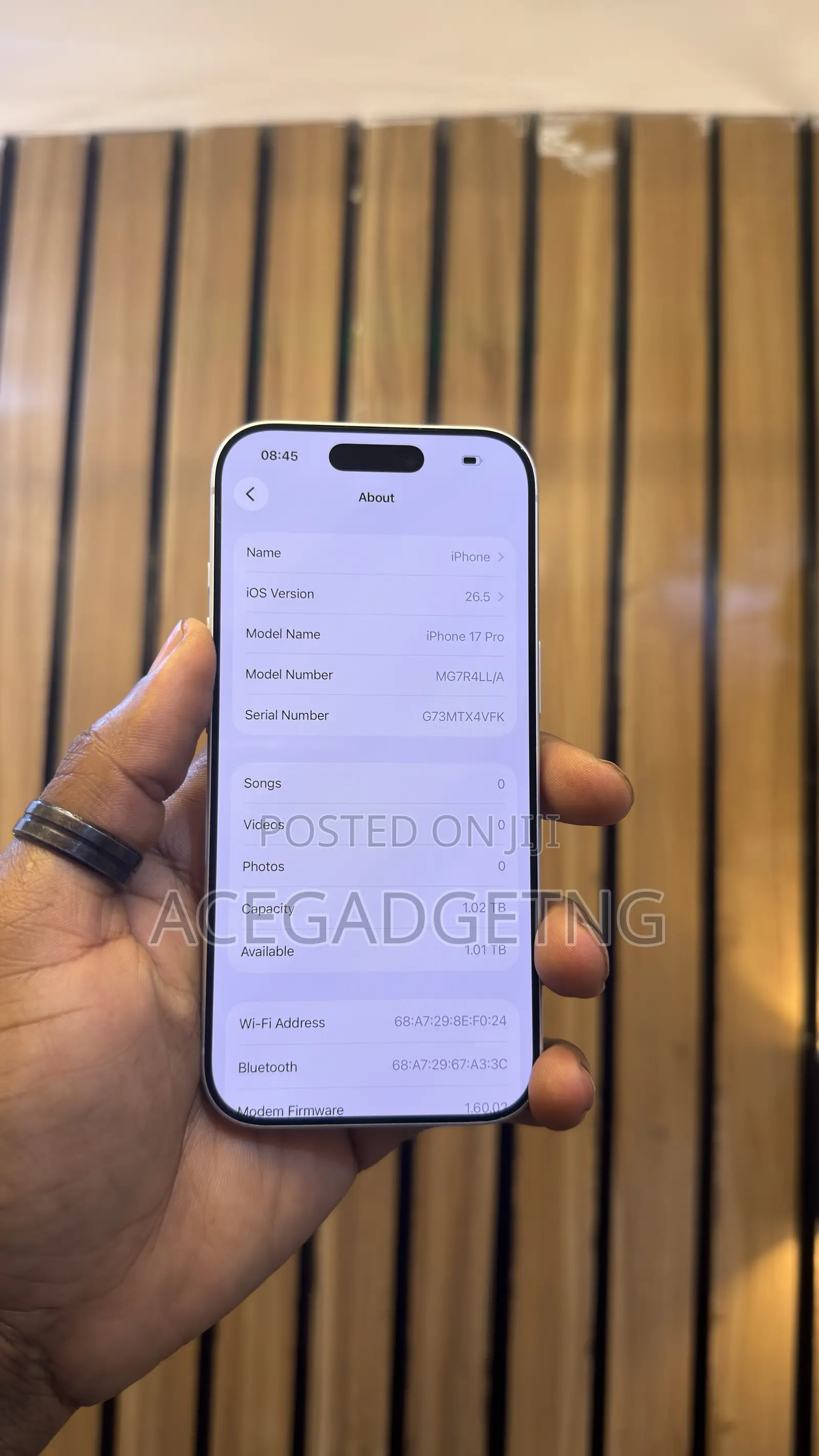New Apple iPhone 17 Pro 1 TB Silver
