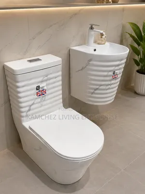 Quality Marble Design Water Closet Complete Set-Eagle Standard England