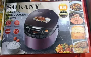 Sokany Electric Rice Cooker 6l