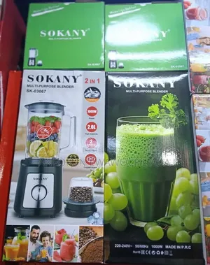 2-in-1 Sokany Multipurpose Blender