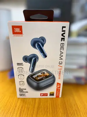 JBL Live Beam 3 TWS,Hi-Res Audio True ANC Earbuds - Blue