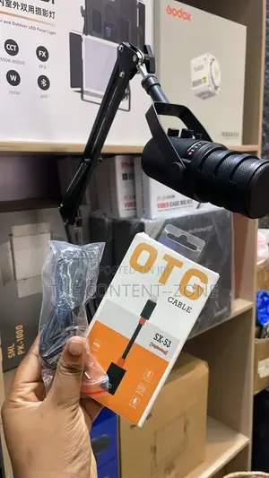 Podcast Mic With Table Holder