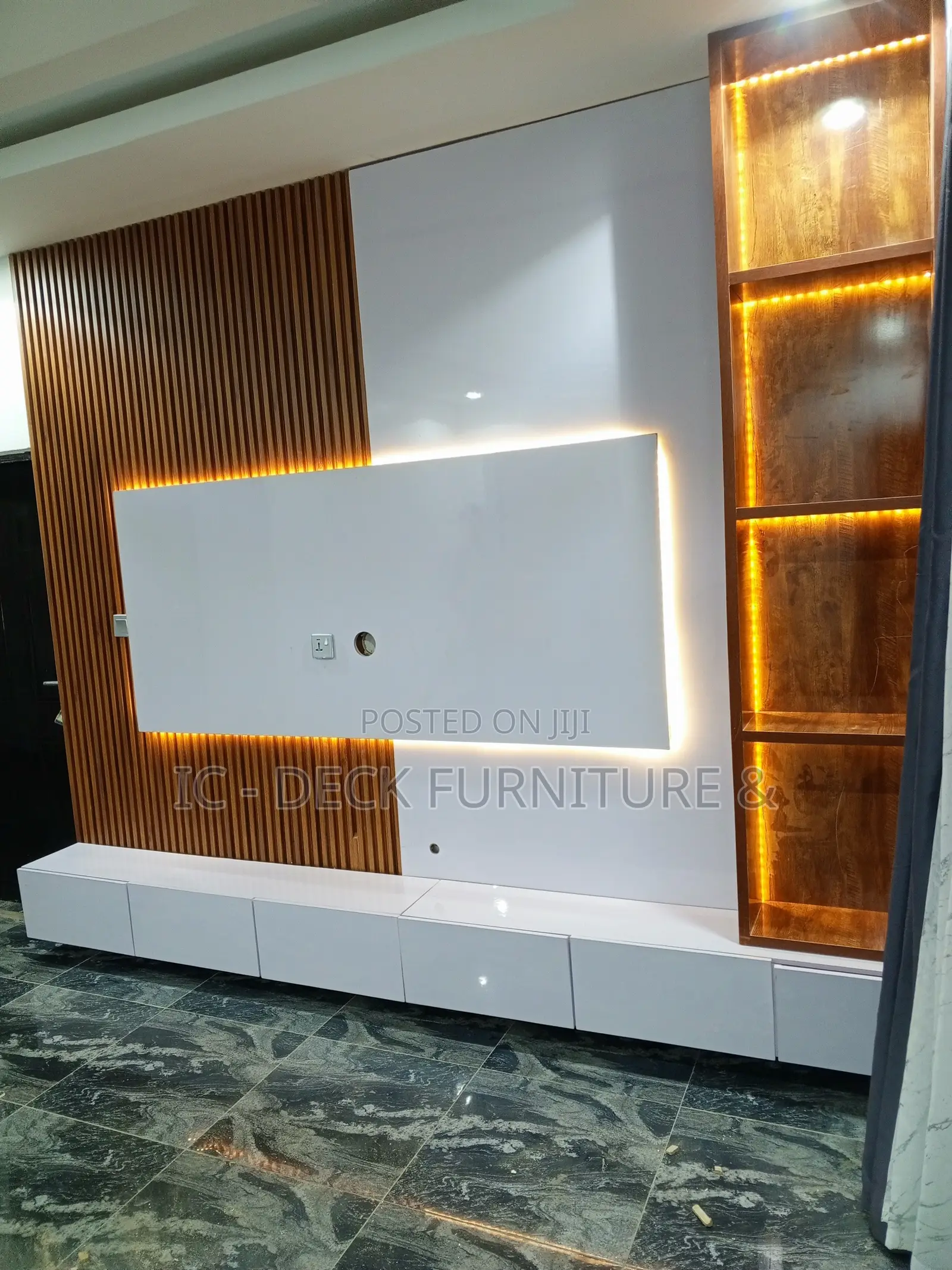 TVS58 Wall Cladding + TV Console Services