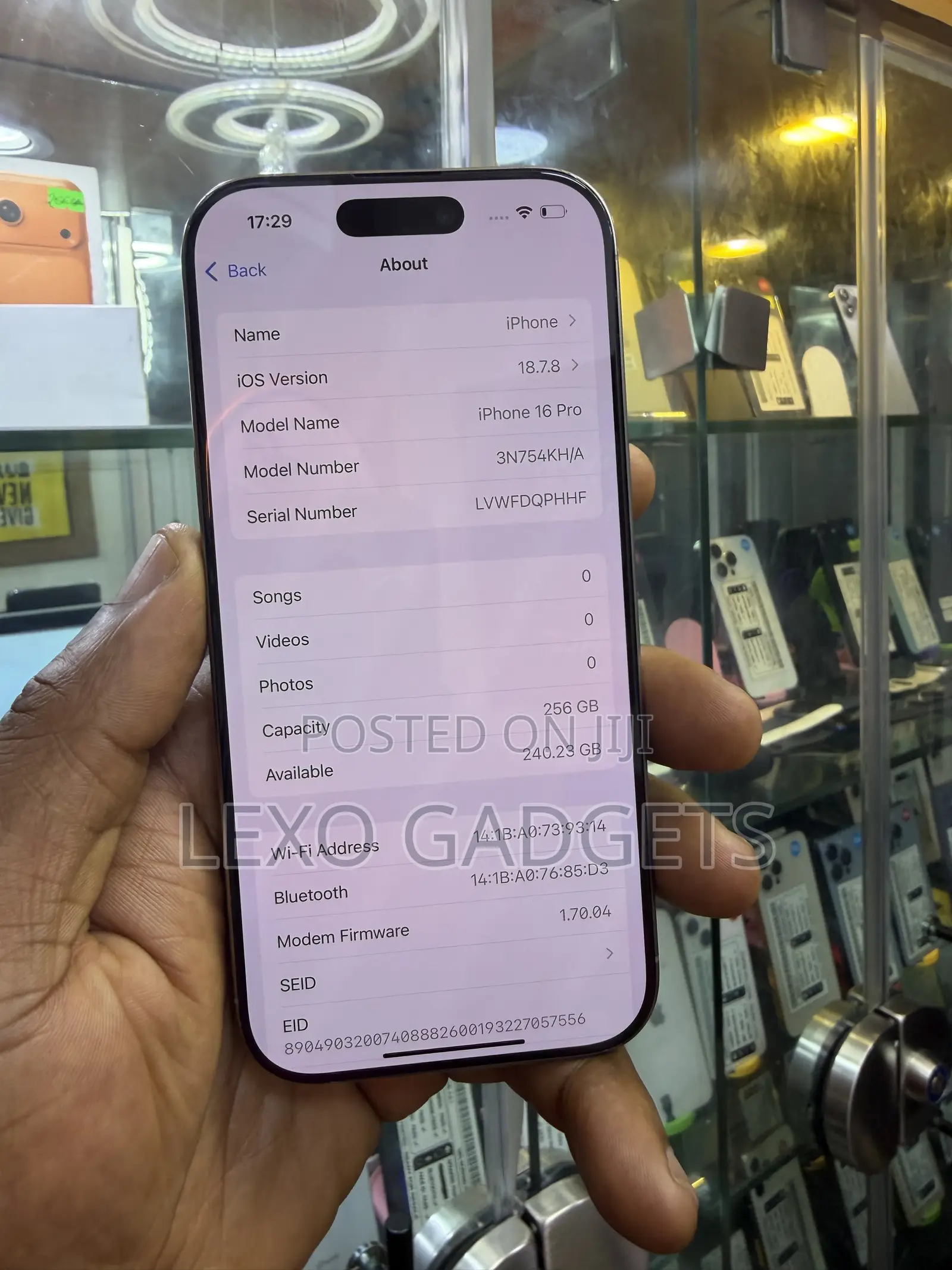 Apple iPhone 16 Pro 256 GB Silver