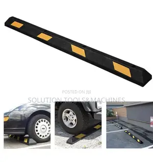 Heavy-Duty Rubber Wheel Stopper / Parking Stopper