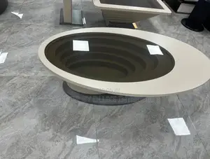Nordic Unique Glass Top Center Table