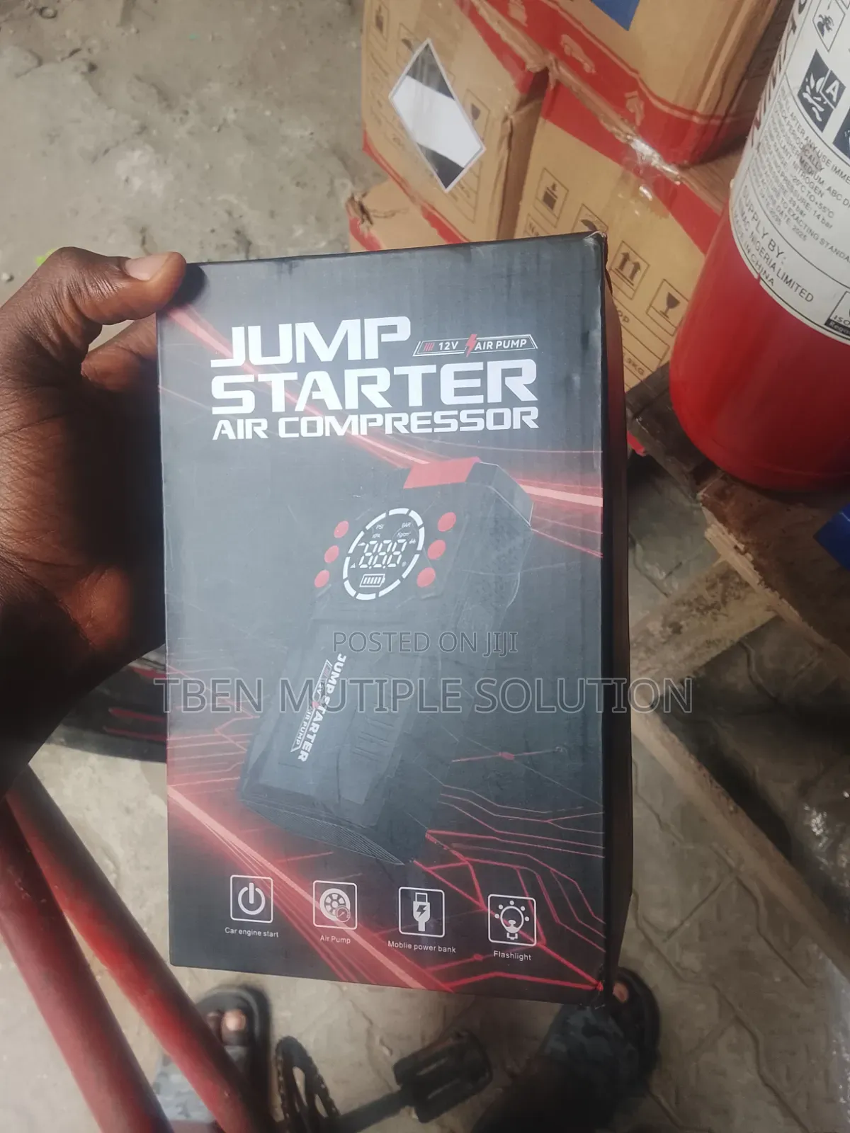 Multi-Function Portable Car Jump Starter